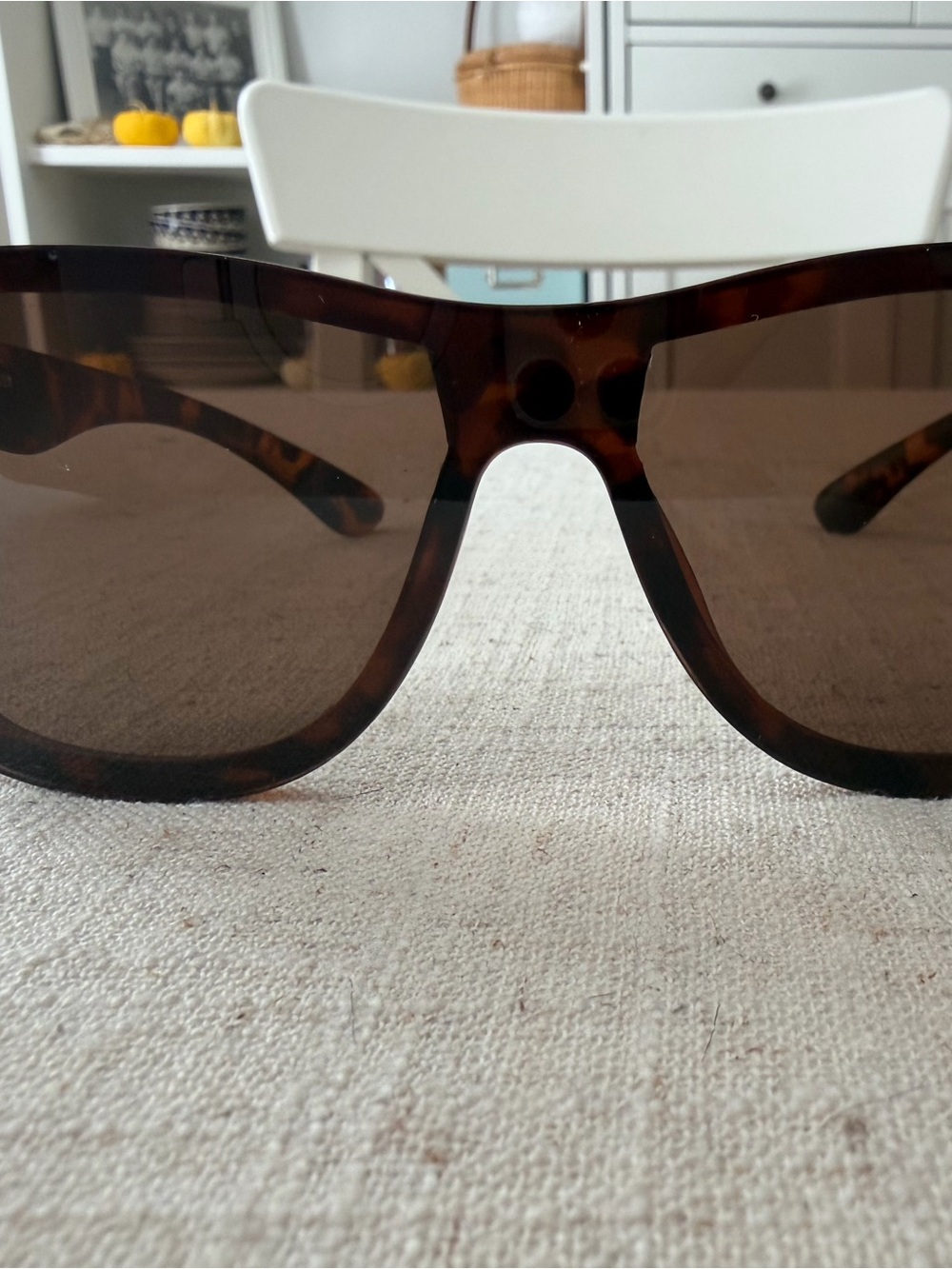 Steve Madden. Tortoiseshell Oversized Women's Sunglasses - Brown Lenses